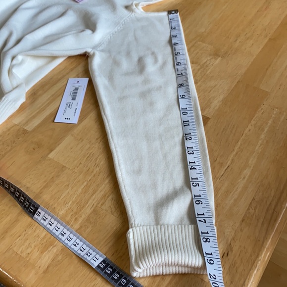 Bisou Bisou Cold Shoulder Cream Sweater - Picture 11 of 13